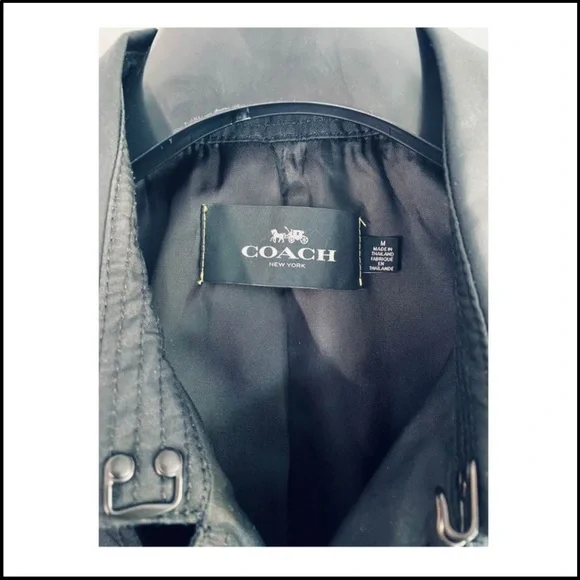 NWT Men’s Coach Trench Coat - Picture 7 of 10